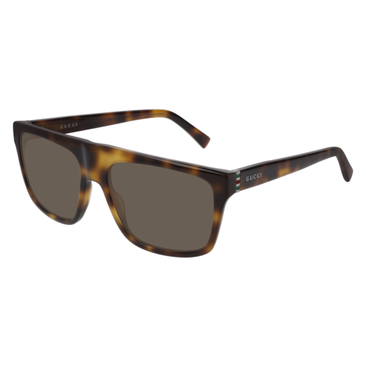 Gucci GG0450S rectangle sunglasses in Havana
