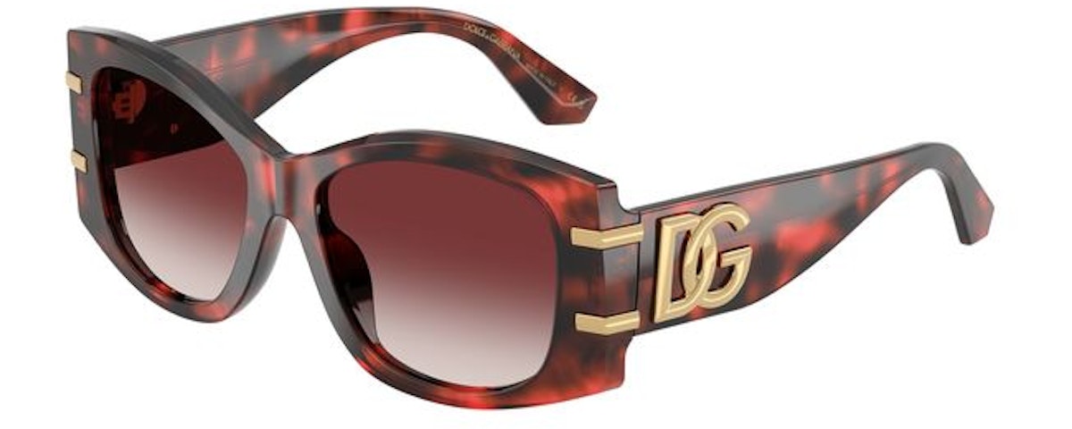 RED HAVANA / CLEAR GRADIENT DARK BRANDY