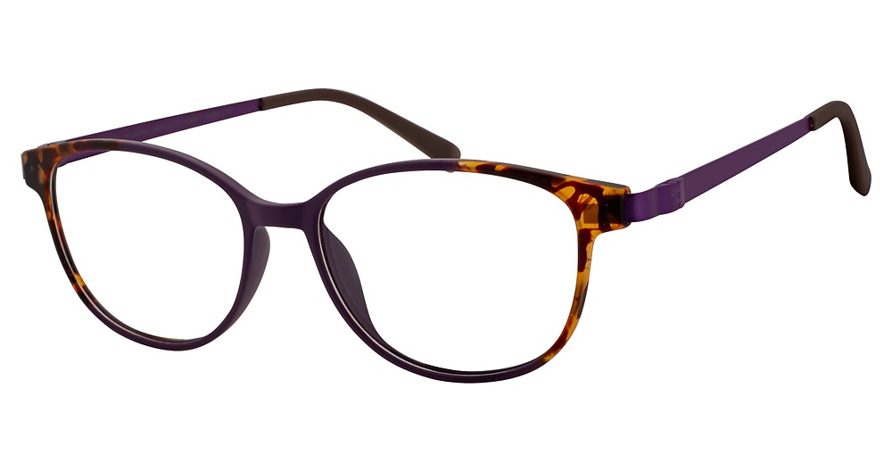 Dark Purple With Tortoise Fade