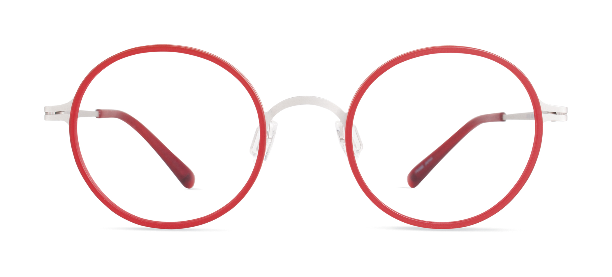 Modo 4402 round eyeglasses in Red