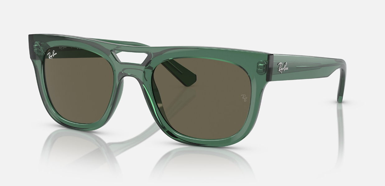 TRANSPARENT GREEN / BROWN