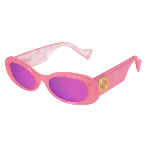 Gucci GG0517S round sunglasses in Pink