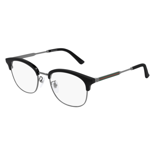 Gucci GG0590OK rectangle eyeglasses in Ruthenium