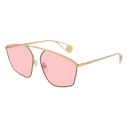 Gucci GG0437SA square sunglasses in Gold