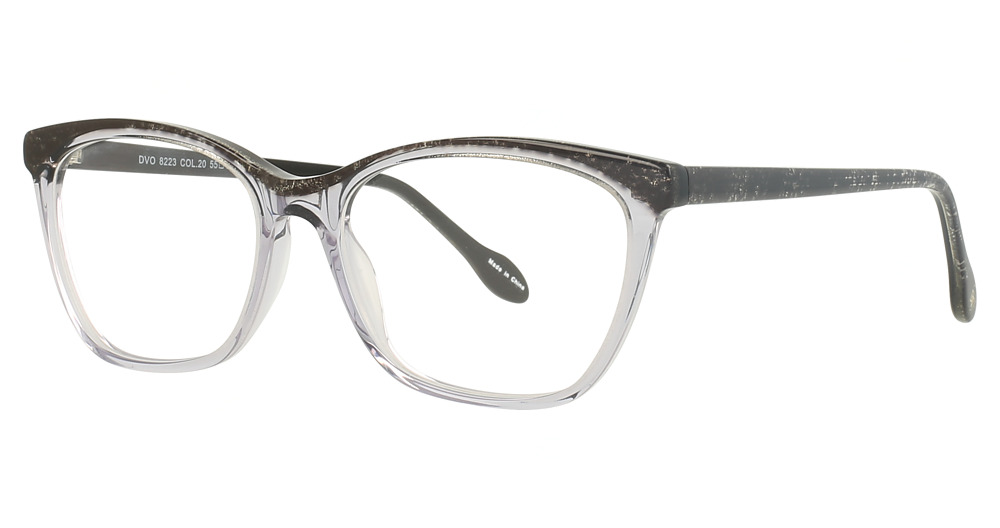 DEMI GREY SPARKEL BOTTOM TRANSPARENTGREY