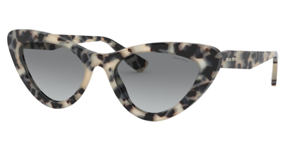 Miu Miu MU 01VS CORE COLLECTION cateye sunglasses in Sand Havana Brown/Grey Gradient