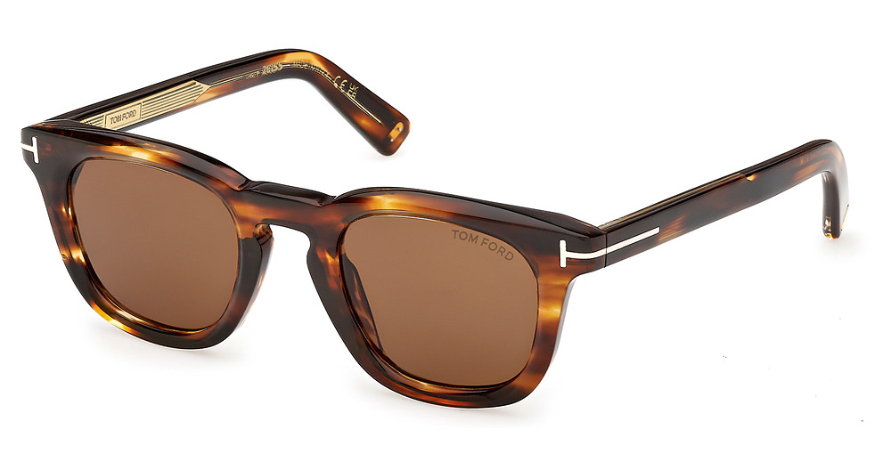 Tom Ford FT1326 square sunglasses in Coloured Havana/Brown