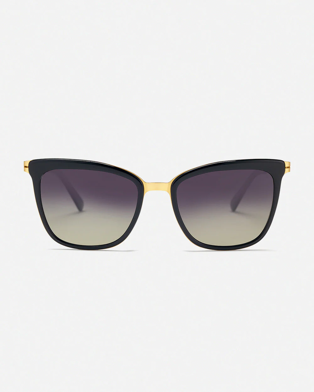 Modo 450 cateye sunglasses in Black Gold/Grey Gradient