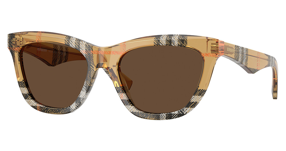 CHECK SAND / DARK BROWN