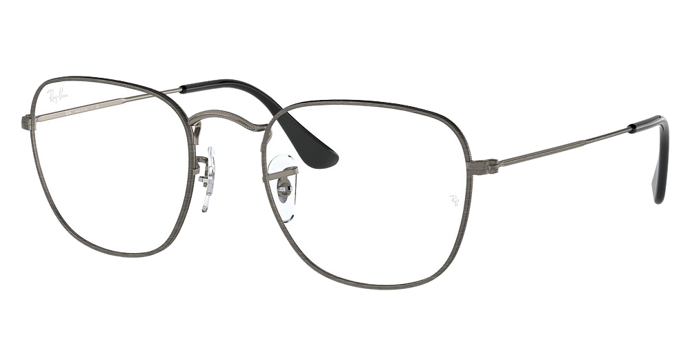 Ray-Ban RX3857V FRANK round eyeglasses in Antique Gunmetal