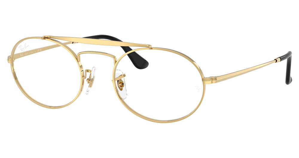 Ray-Ban RX3775VM aviator eyeglasses in Legend Gold