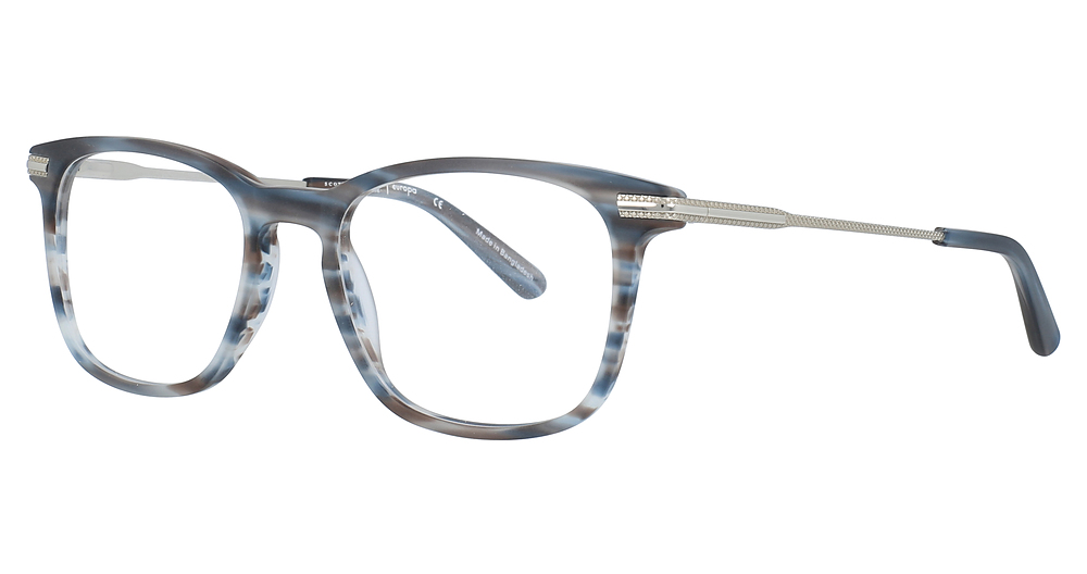 Matte Blue Stripe/Silver