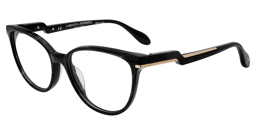 Carolina Herrera VHN591M cateye eyeglasses in Black 09 Nw
