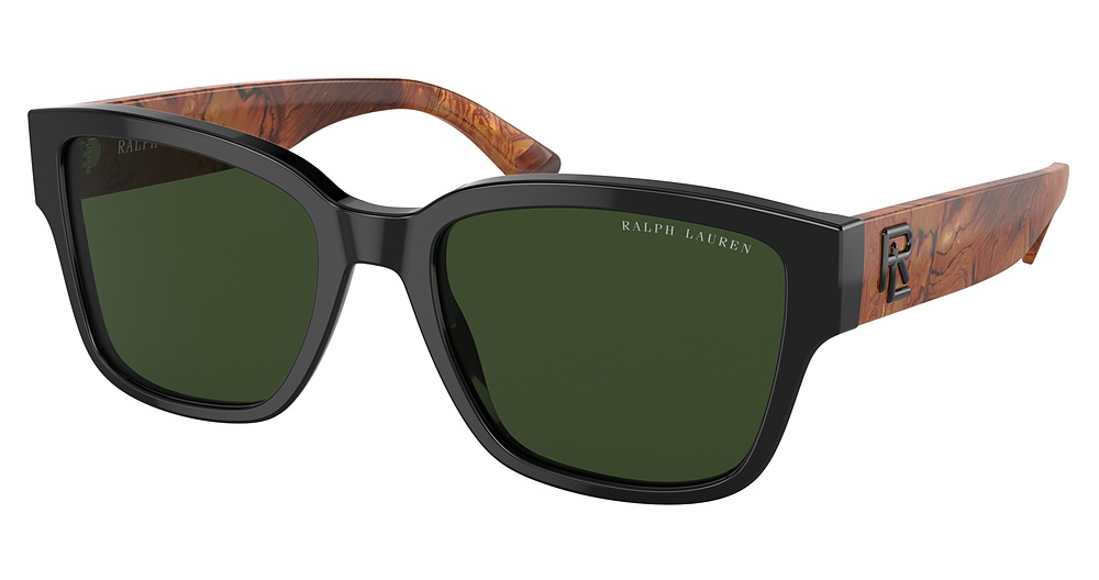 SHINY BLACK / DARK GREEN