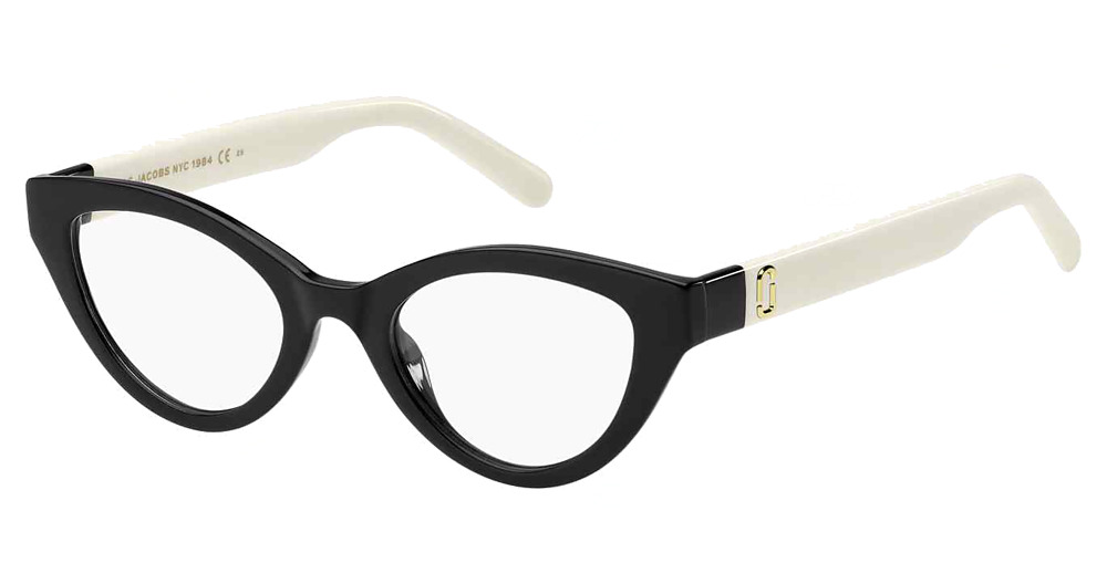 Marc Jacobs MARC 651 cateye eyeglasses in Blackwhte