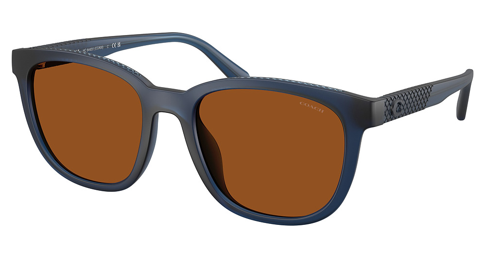 MATTE DEEP BLUE / AMBER SOLID