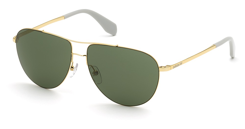 shiny deep gold / green