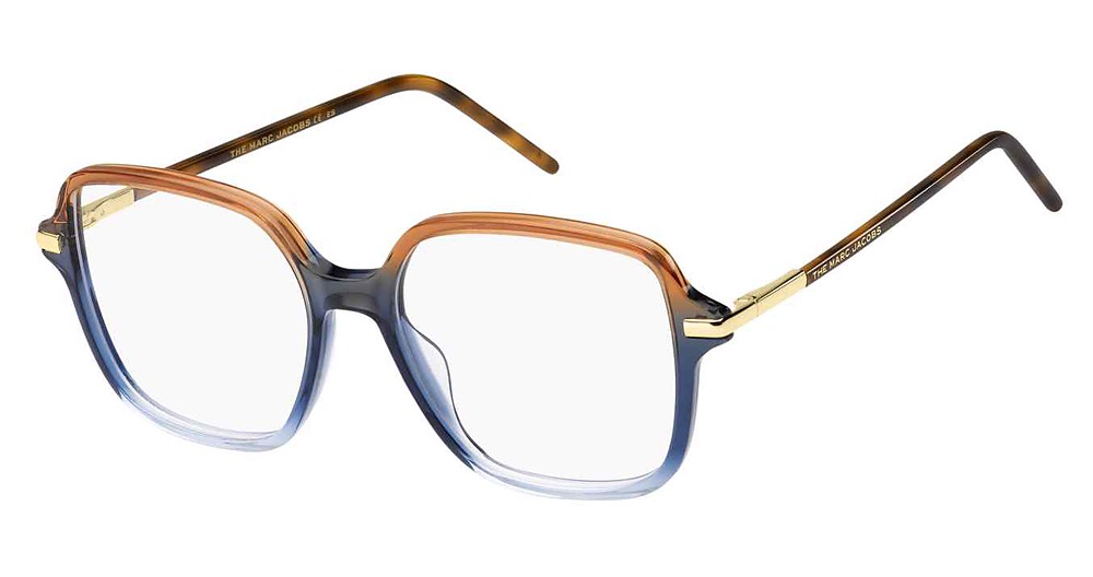 Marc Jacobs MARC 593 square eyeglasses in Brownblue