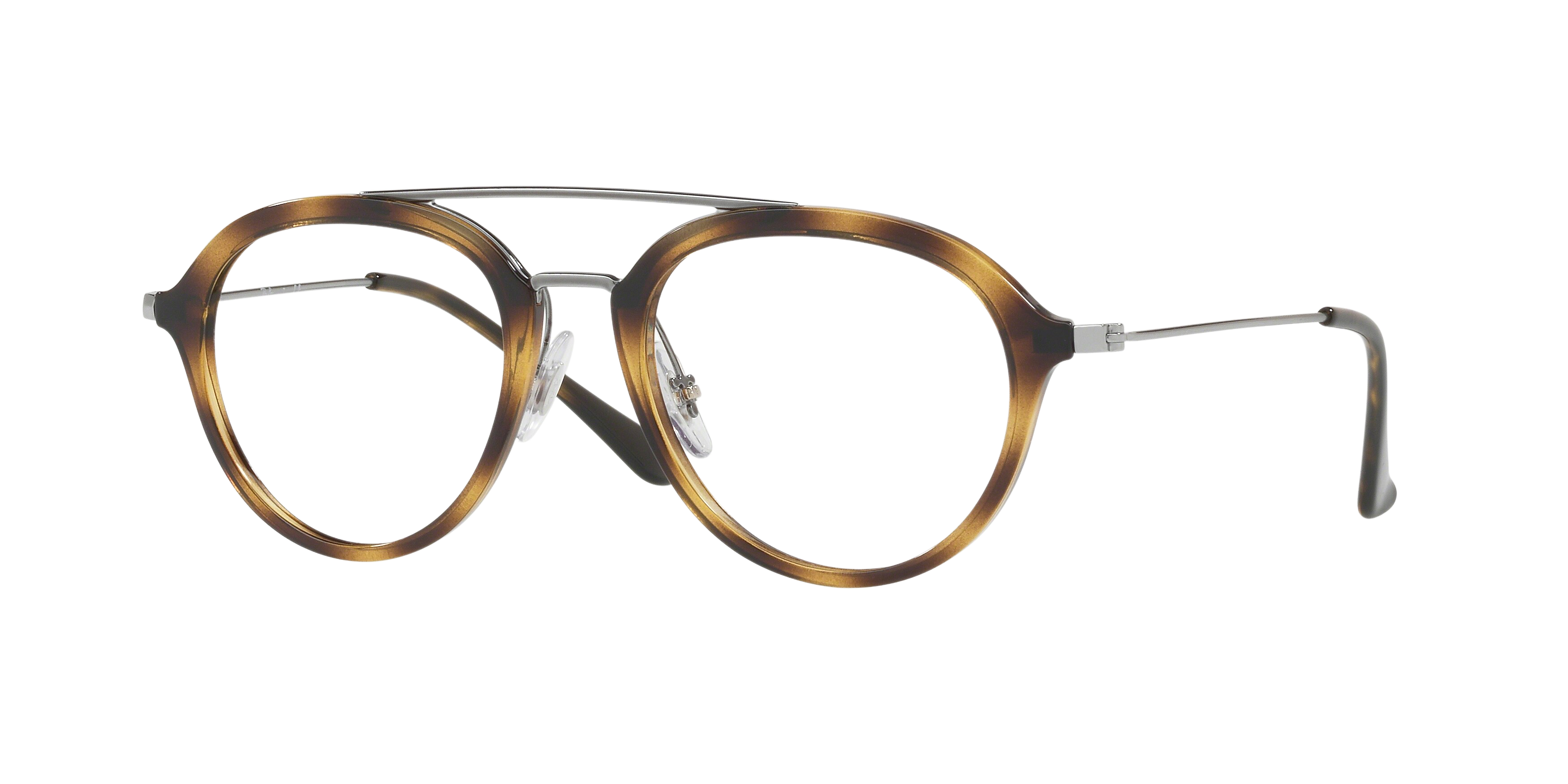 Ray-Ban RY9065V square eyeglasses in Shiny Havana