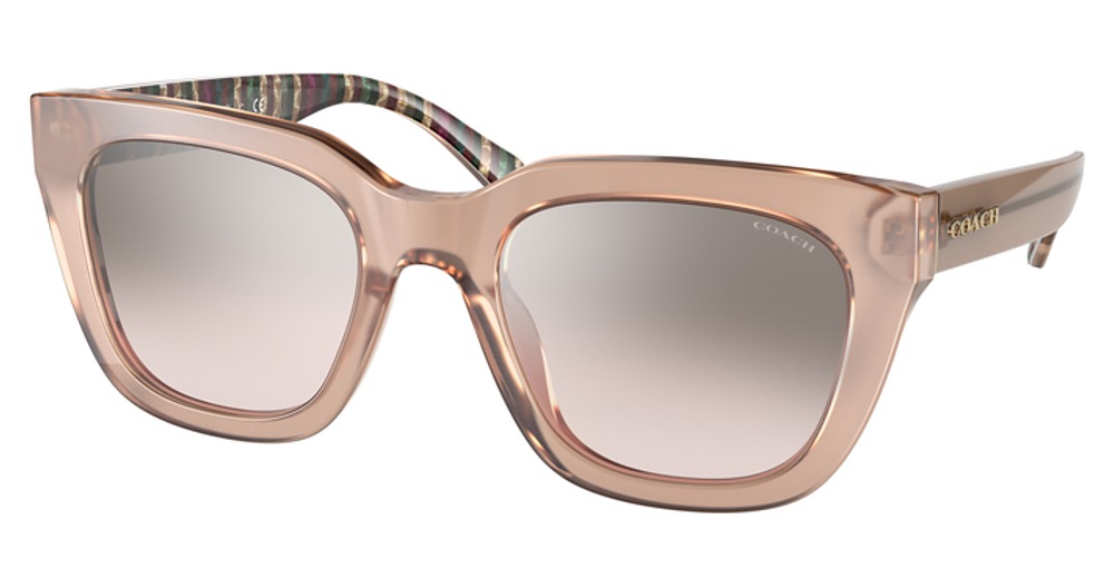 MILKY PINK CHAMPAGNE / BROWN PINK SILVER MIRROR
