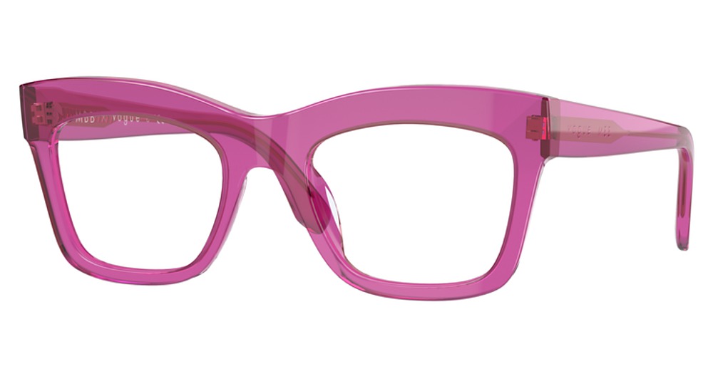 TRANSPARENT FUXIA