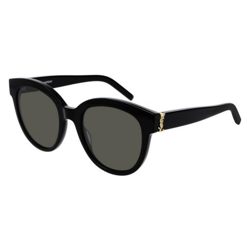 Saint Laurent SL M29 round sunglasses in Black