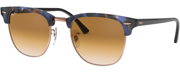 SPOTTED BROWN/BLUE / CLEAR GRADIENT BROWN