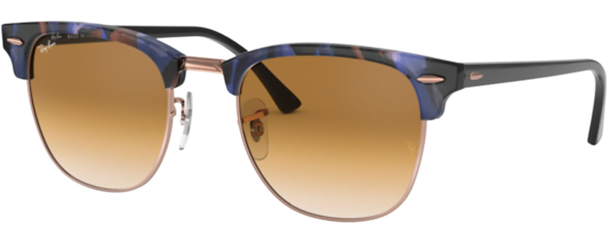 SPOTTED BROWN/BLUE / CLEAR GRADIENT BROWN