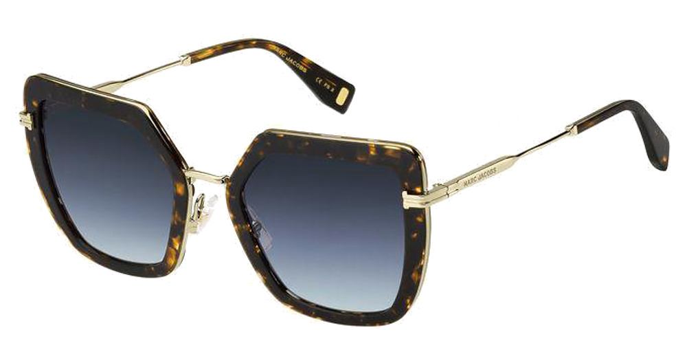 Marc Jacobs MJ 1065/S square sunglasses in Gold Havn/Grey Azure
