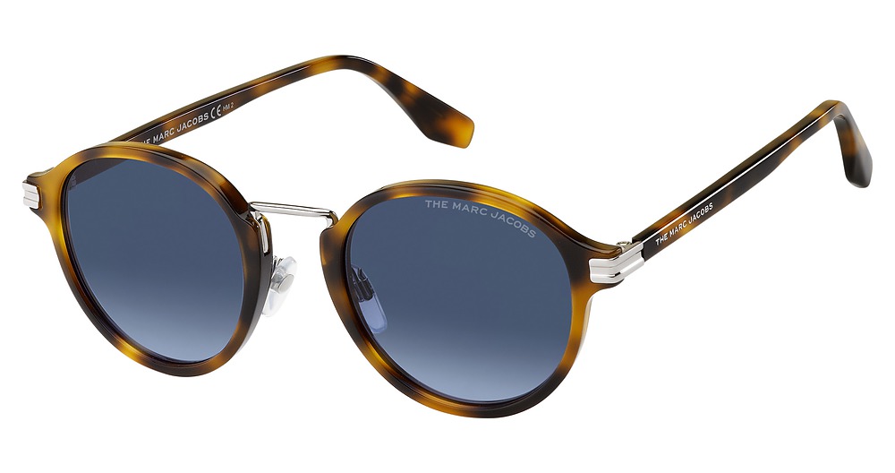 Marc Jacobs MARC 533/S round sunglasses in Pdhvn Grey/Grey Shaded Blue