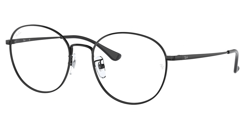 Ray-Ban RX6475D round eyeglasses in Black