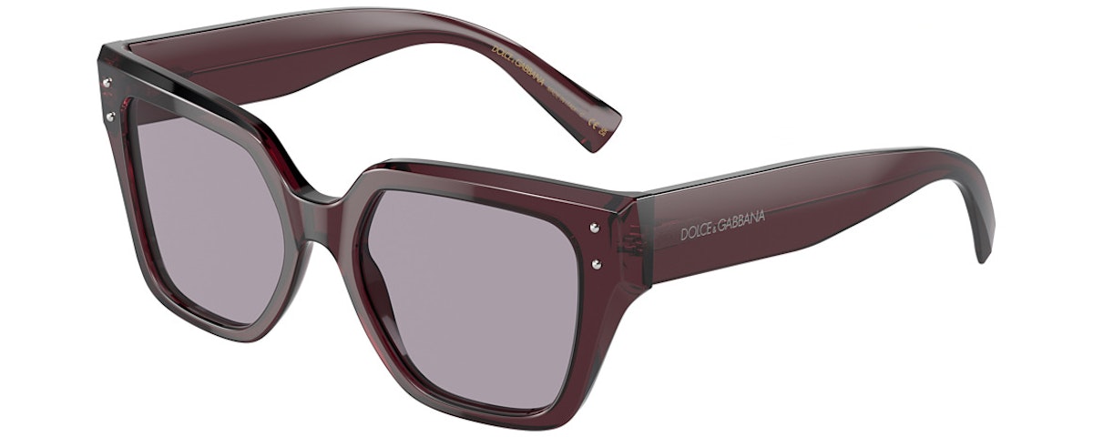 TRANSPARENT VIOLET / LILLAC ISA BLACK SILVER MIRROR