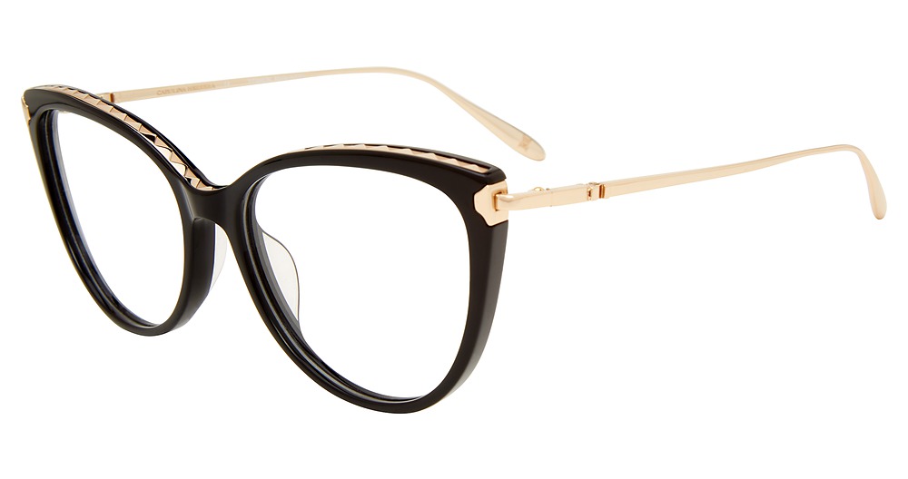 Carolina Herrera VHN068M cateye eyeglasses in Black 0700