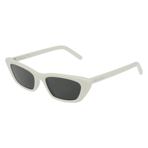 Saint Laurent SL 277 rectangle sunglasses in Ivory