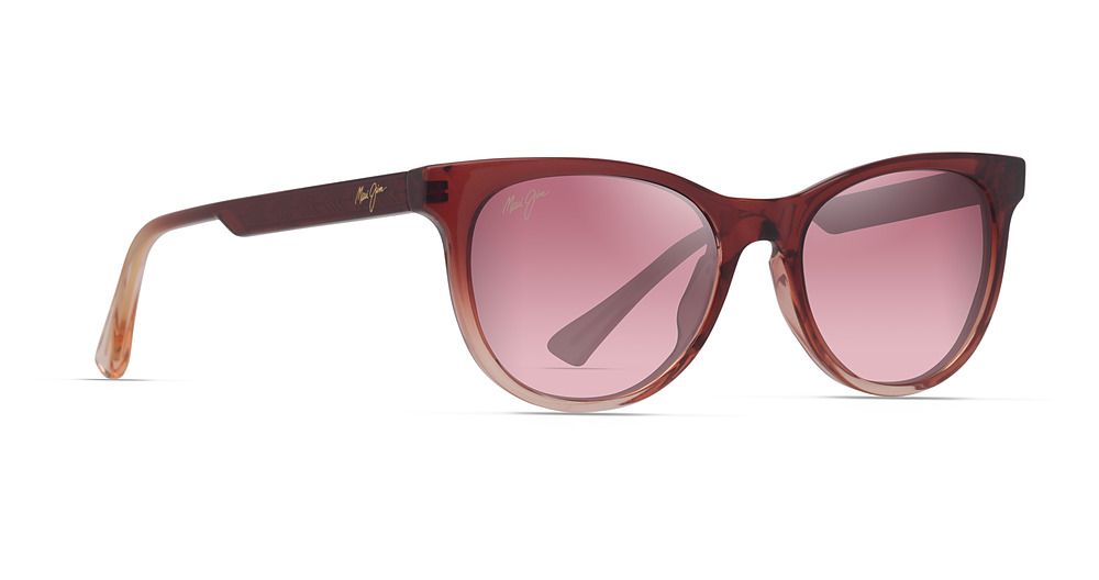 Shiny Trans Red to Light Pink / Maui Rose