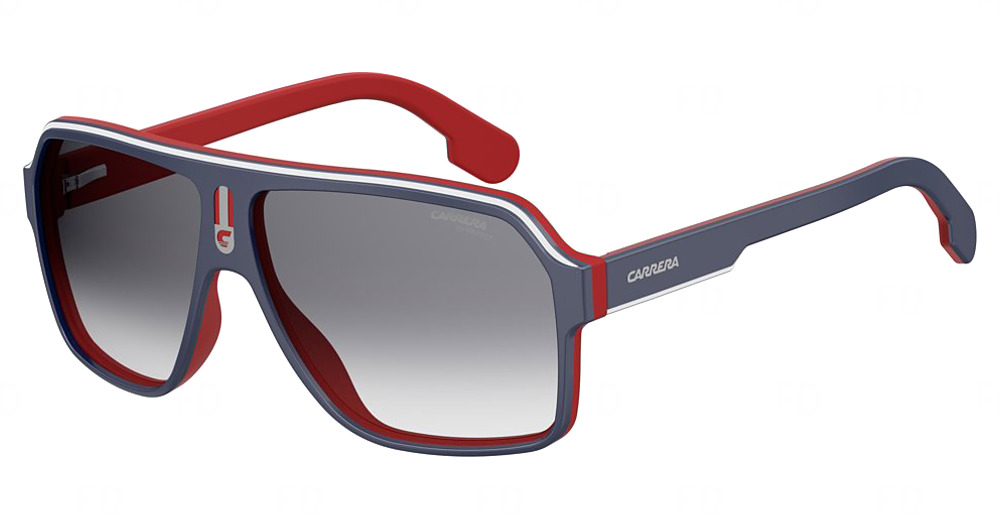 BL RD / DARK GREY SHADED