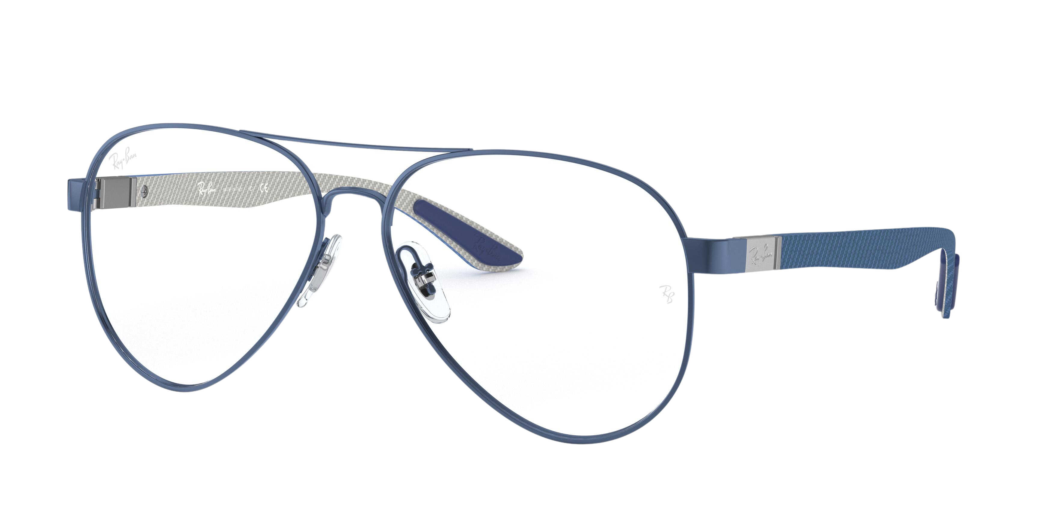 Ray-Ban RX8420 square eyeglasses in Blue