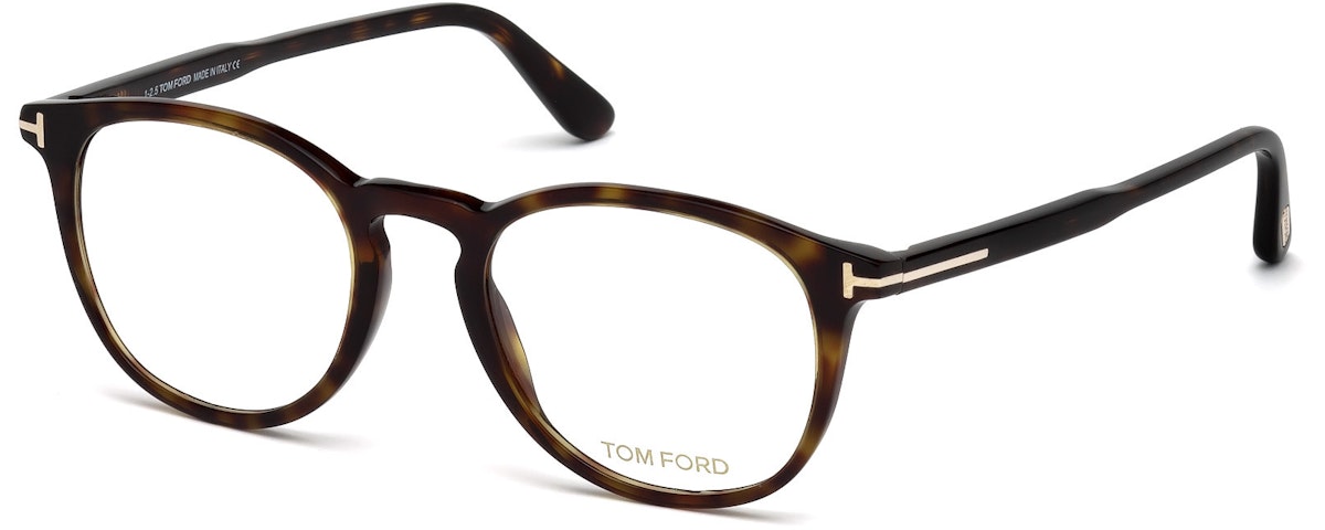 Shiny Classic Dark Havana, Shiny Rose Gold "t" Logo