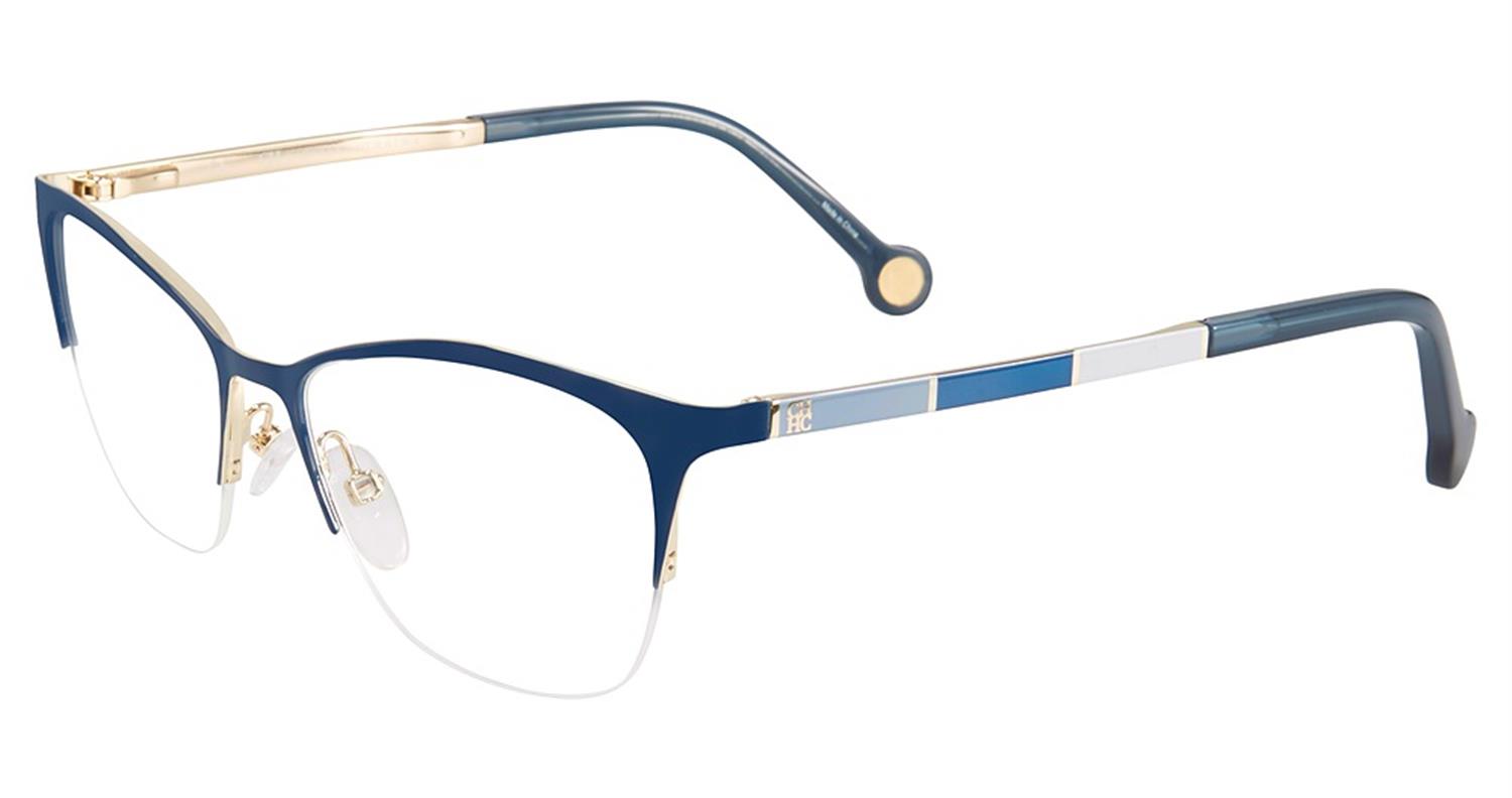 Carolina Herrera VHE076K cateye eyeglasses in Blue 354