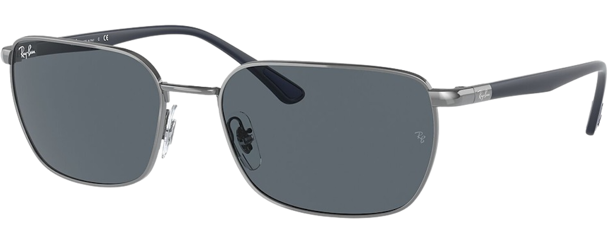 GUNMETAL / BLUE