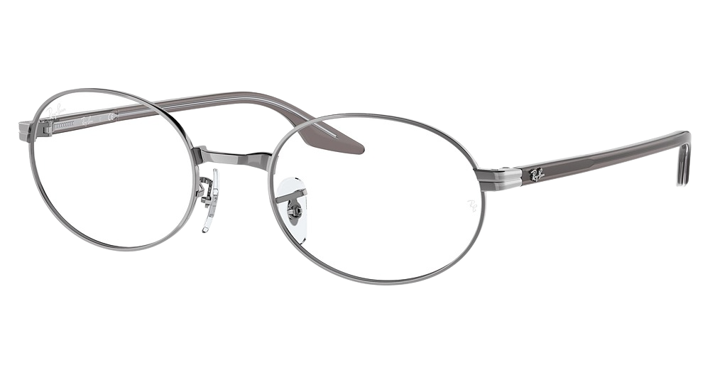 Ray-Ban RX6481V round eyeglasses in Gunmetal