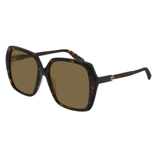 Gucci GG0533SA square sunglasses in Havana