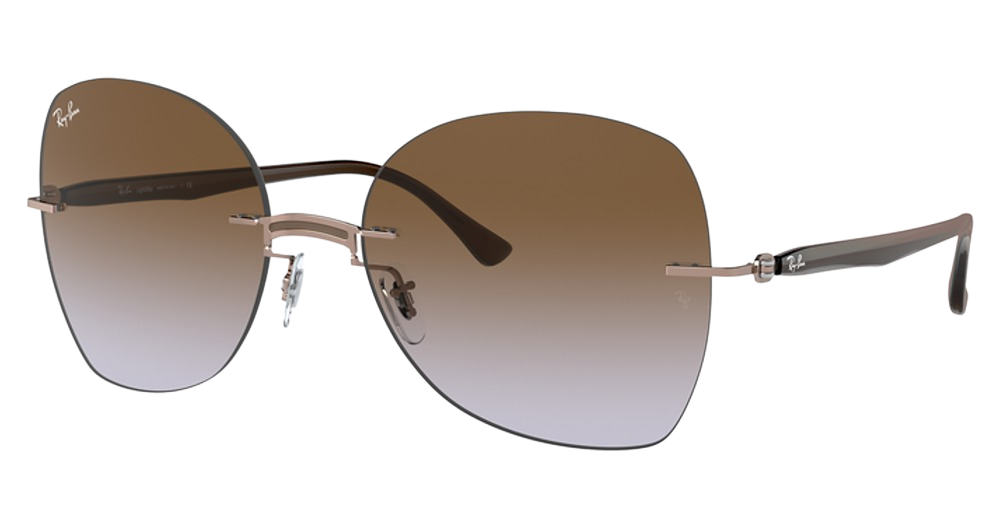 BROWN ON LIGHT BROWN / VIOLET GRADIENT BROWN