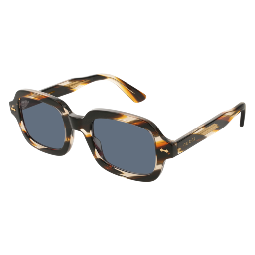 Gucci GG0072S rectangle sunglasses in Havana