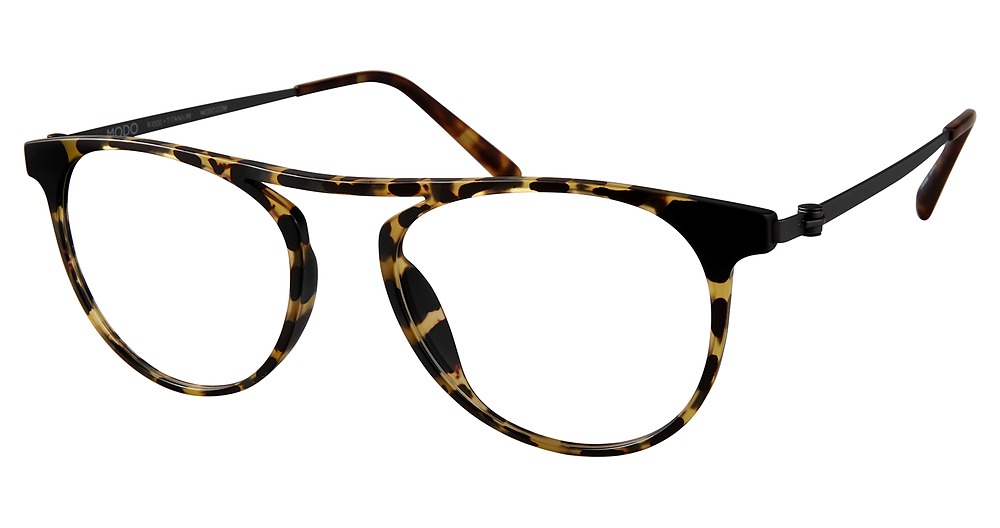 Modo 7012 round eyeglasses in Matte Tortoise