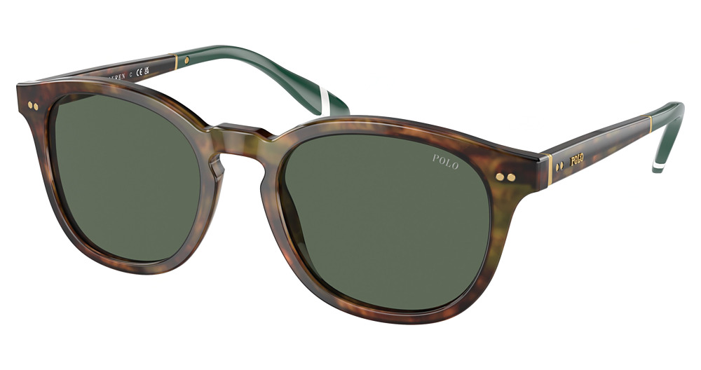 SHINY BROWN TORTOISE / BOTTLE GREEN
