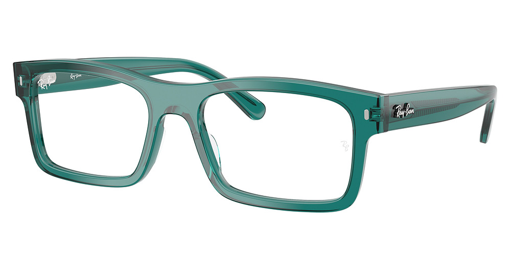 Ray-Ban RX5435 rectangle eyeglasses in Transparent Ottanio