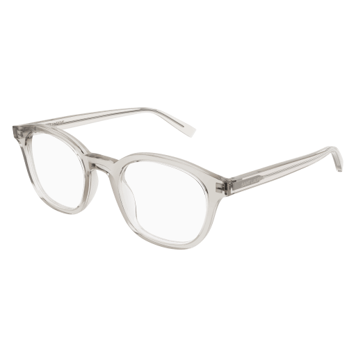 Saint Laurent SL 588 round eyeglasses in Beige