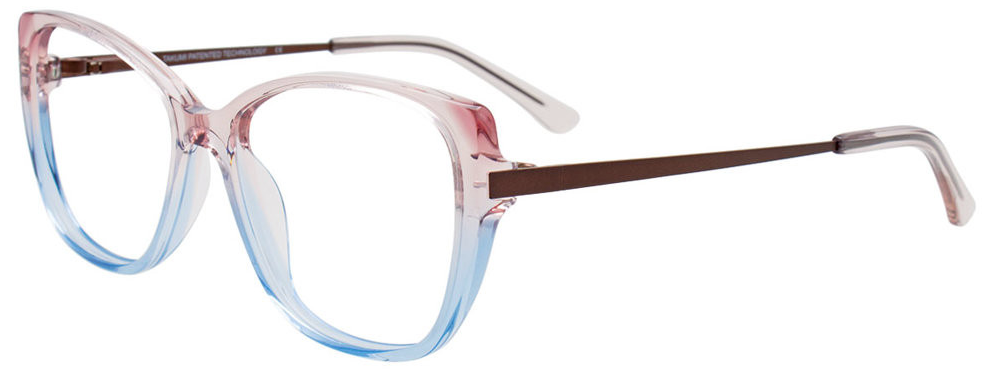 Transparent Pink to Lt. Blue Gradient