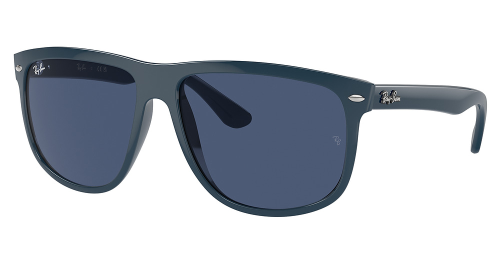 Ray-Ban RB4147 BOYFRIEND round sunglasses in Dark Blue/Dark Blue